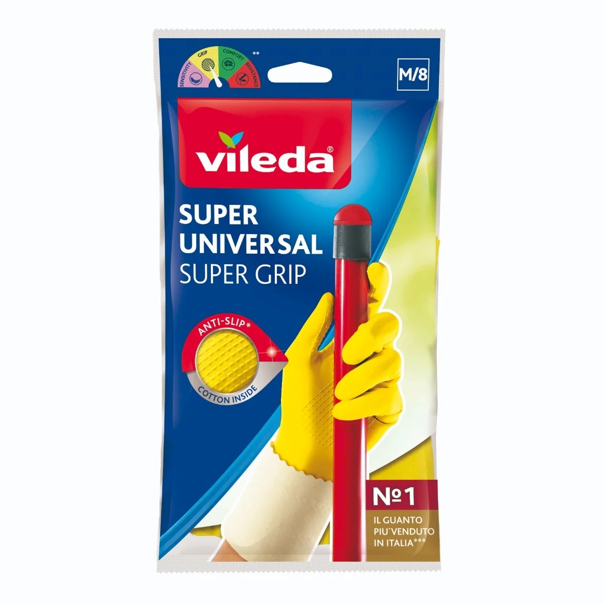 Guantes de látex VILEDA Vileda Super Universal M