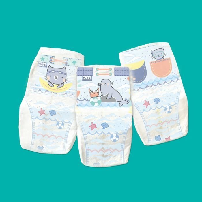 Pampers Splashers Disposable Swim Diapers Size 4-5 (9-15kg) for Optimal Protection in Water, 11 Diapers