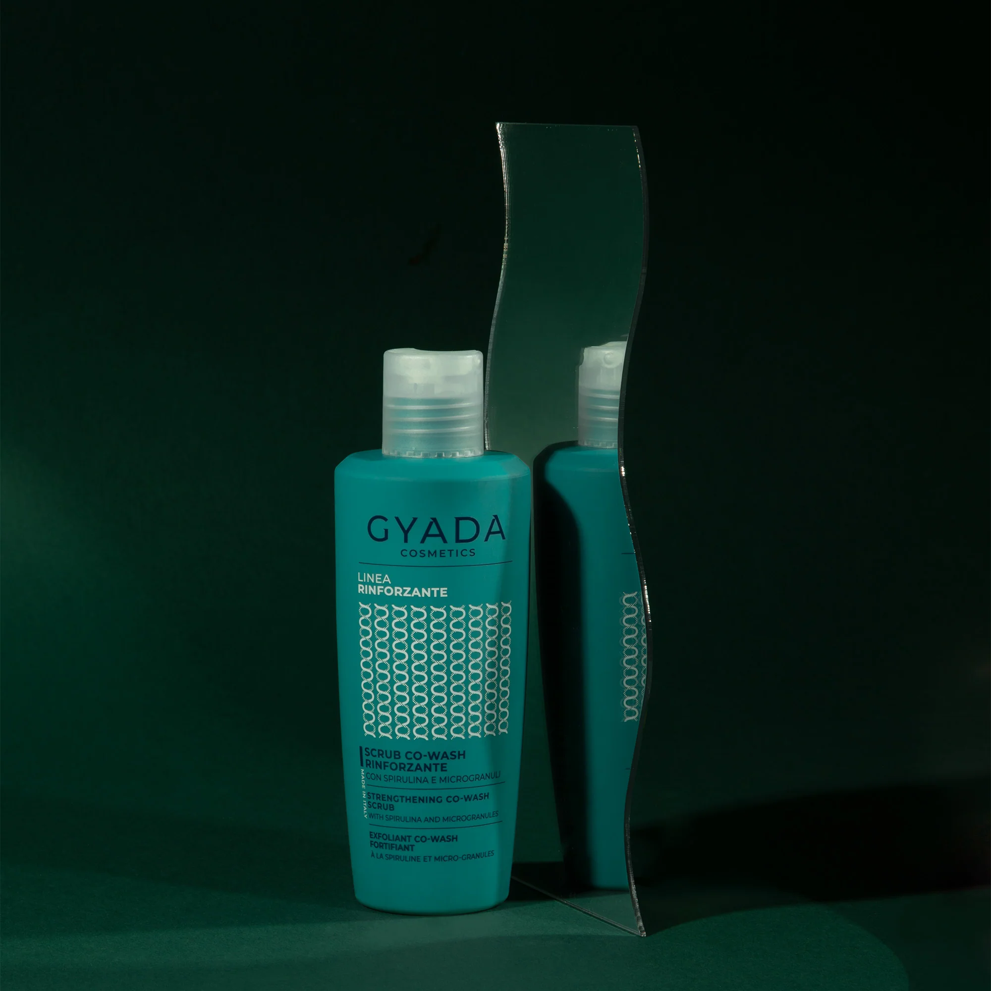 Spirulina Scrub Co-Wash Rinforzante - Scrub Capelli, Shampoo Delicato, Trattamento Cuoio Capelluto