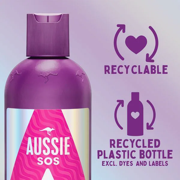 Champú reparador y revitalizador AussieSOS 300 ml
