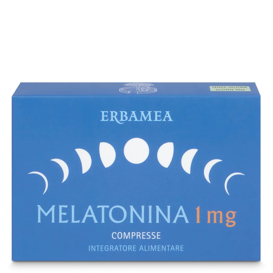 Comprimés ERBAMEA Erbamea Mélatonine 1 mg Complément alimentaire pour le sommeil