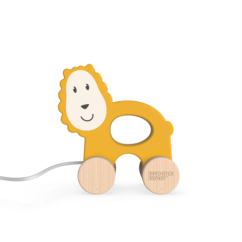 Brinquedo de puxar Matchstick Monkey