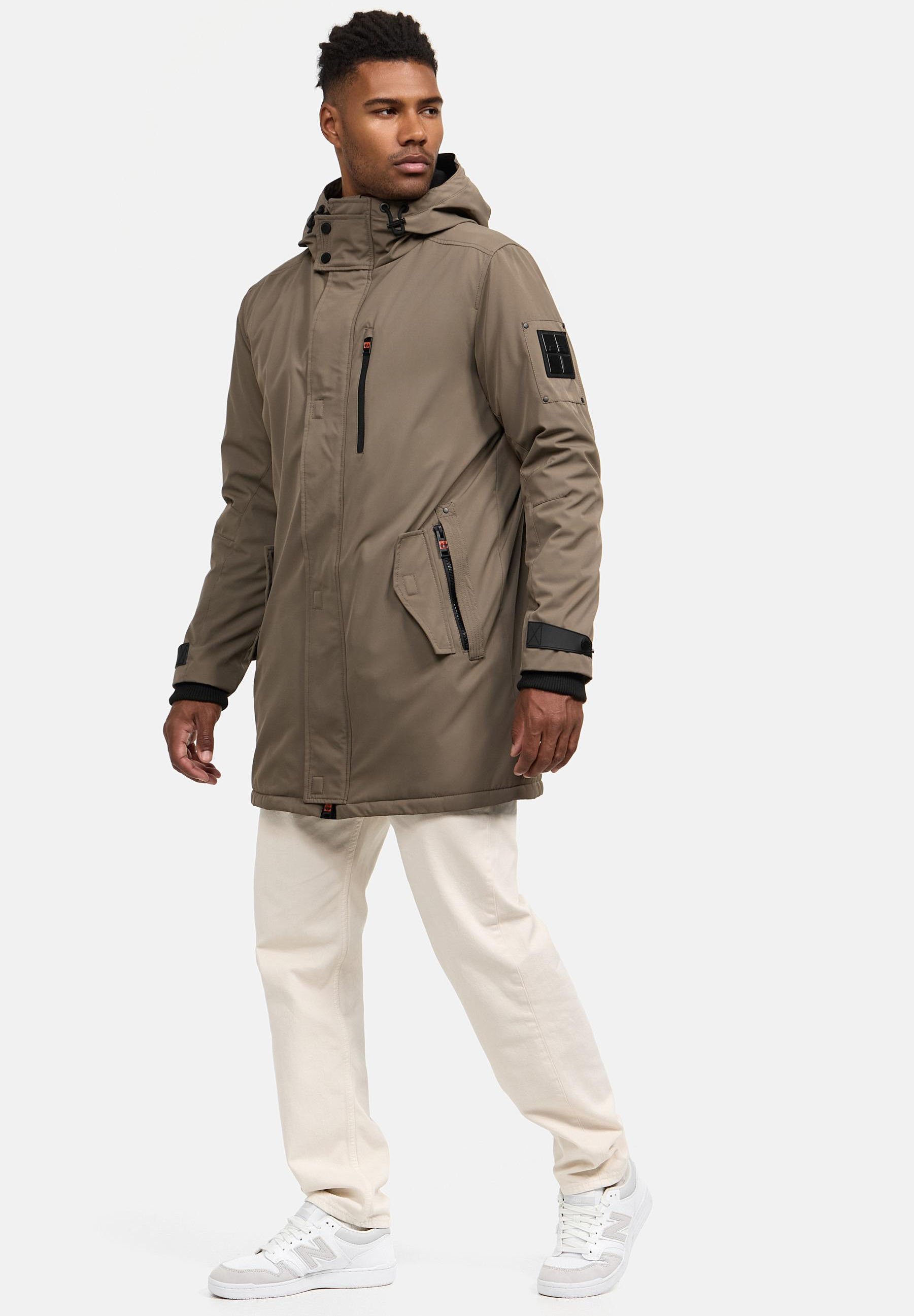 STONE HARBOUR LANZOO - Parka - steenbruin