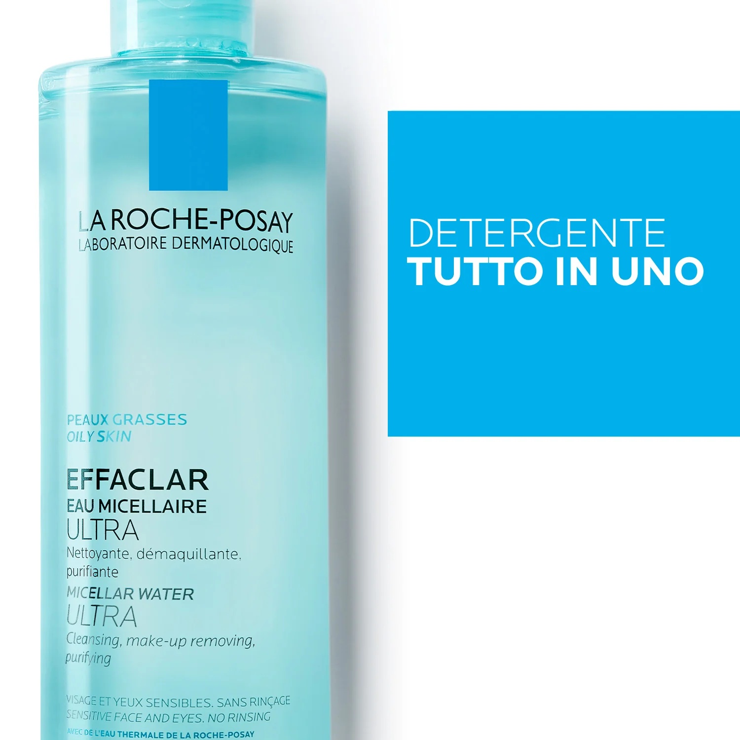 LA ROCHE POSAY Eau micellaire ultra-pure La Roche Posay Physiological Cleansers pour peaux grasses 400 ml