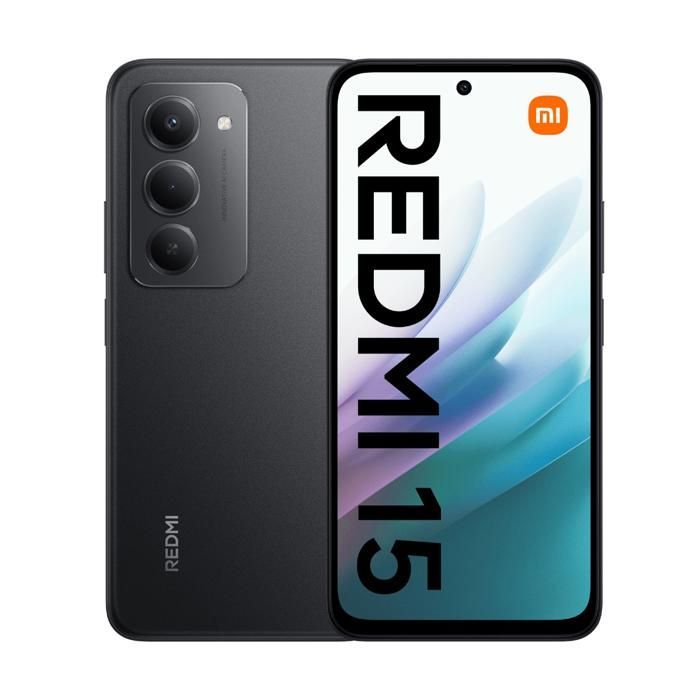 Smartphone - XIAOMI - Redmi 15 4G - 8 GB de RAM - 256 GB - Pantalla de 6,9 pulgadas - IP64