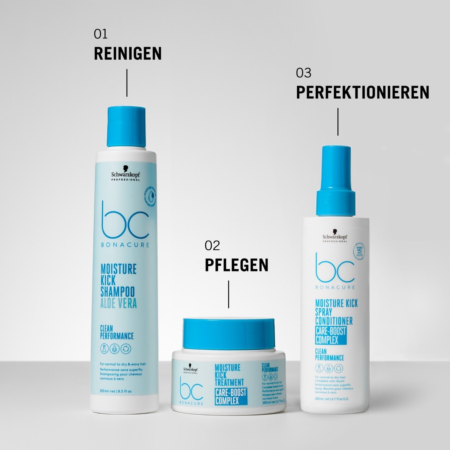 „Schwarzkopf Professional BC BONACURE Hyaluronic Moisture Kick“ nenuplaunamas kondicionierius, drėkinamasis purškiklis, 200 ml