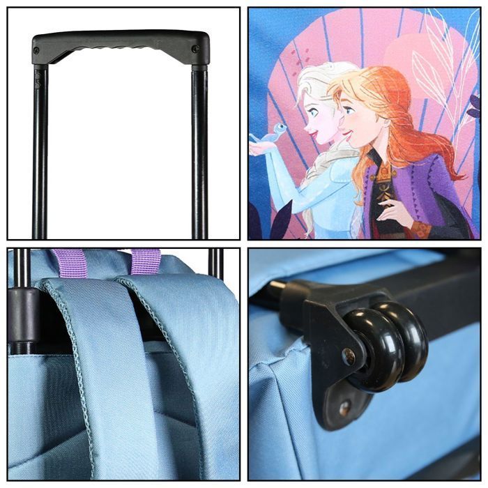 BAGTROTTER Frozen Rolling Backpack - Blue