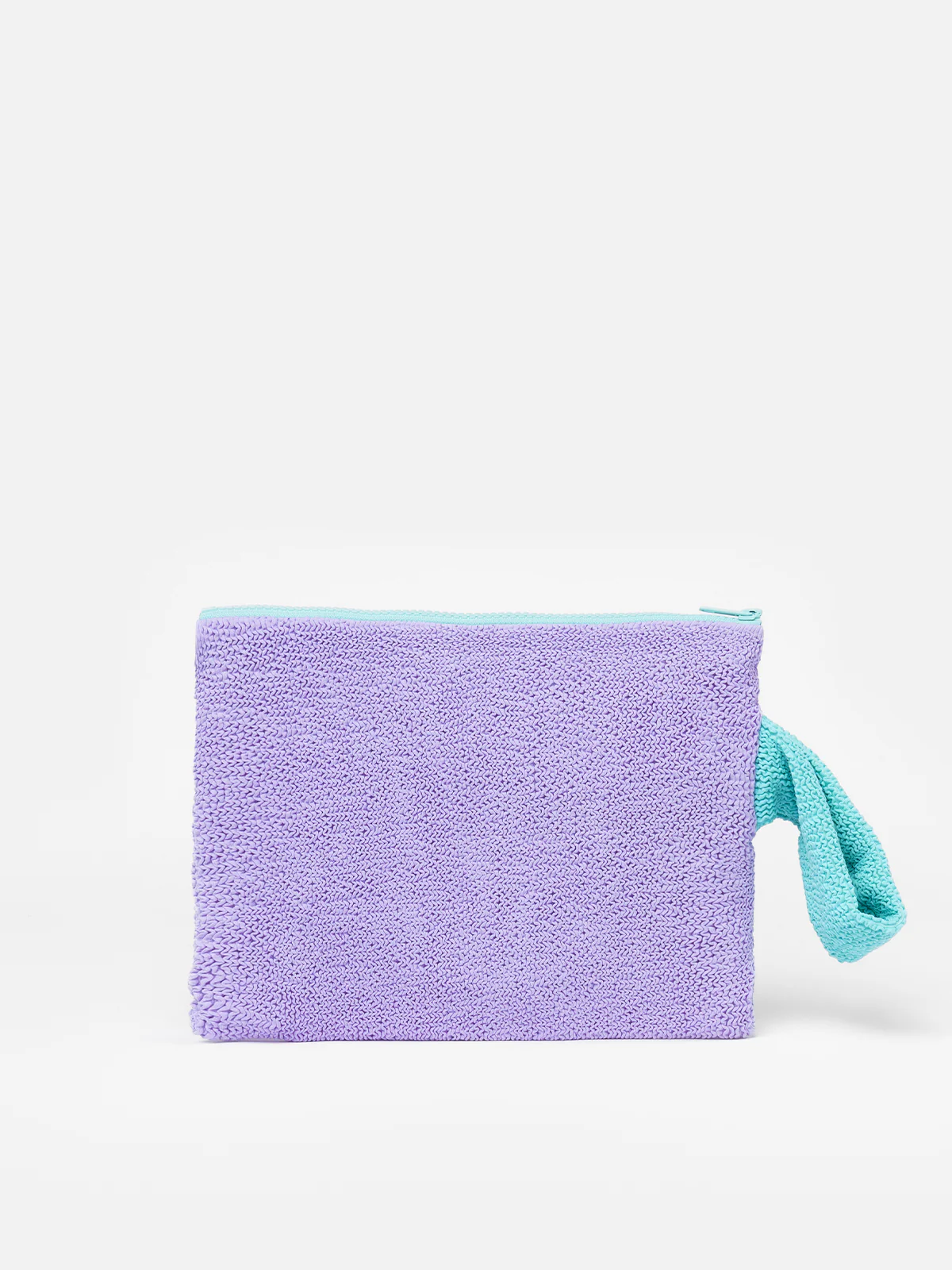 Pareasy paarse crinkle clutch tas