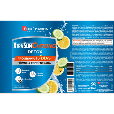 XtraSlim Chorono Detox Detoxikační program na hubnutí 15 dní 450 ml 450 ml