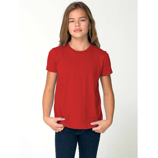 Camiseta Basic De Manga Corta American Apparel
