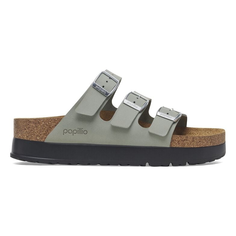 Florida Flex Platform Pelle Nubuck - Pure Sage Pure Sage