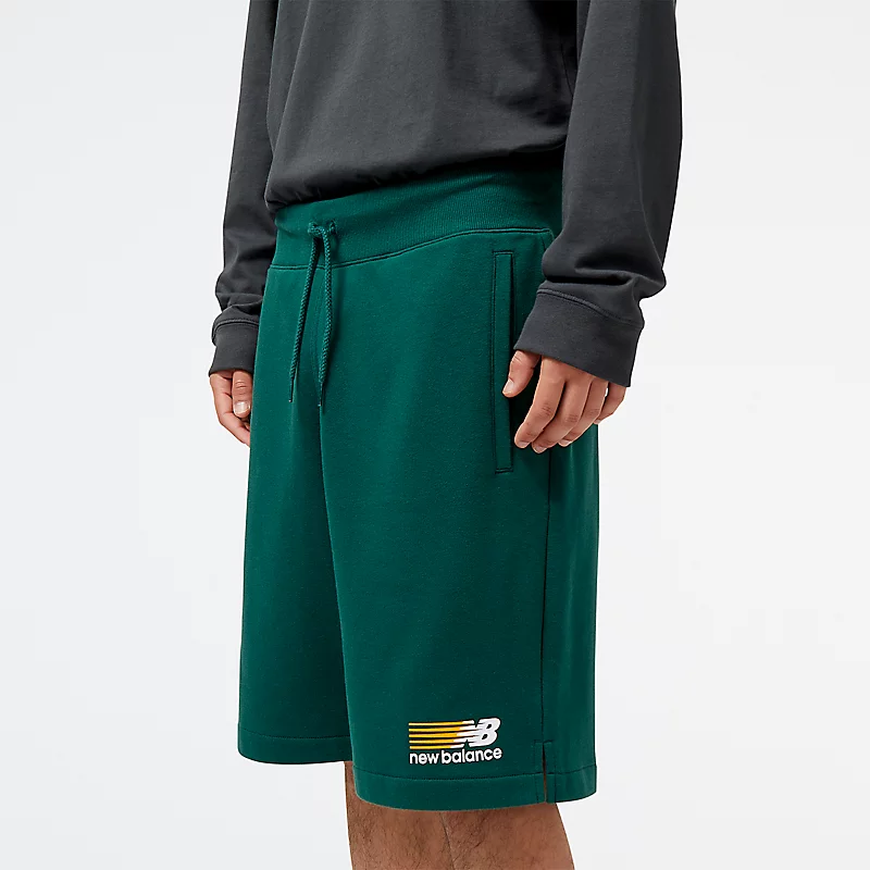 Męskie spodenki sportowe Core French Terry – NIGHTWATCH GREEN