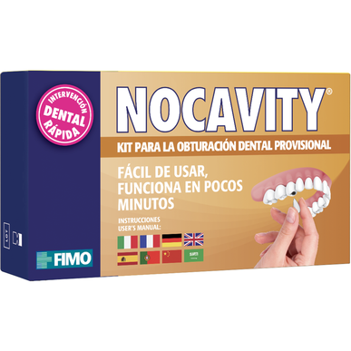 Fimo Nocavity tannfyllingssett for lindring av hull og ødelagte tenner 1 enhet 1 enhet