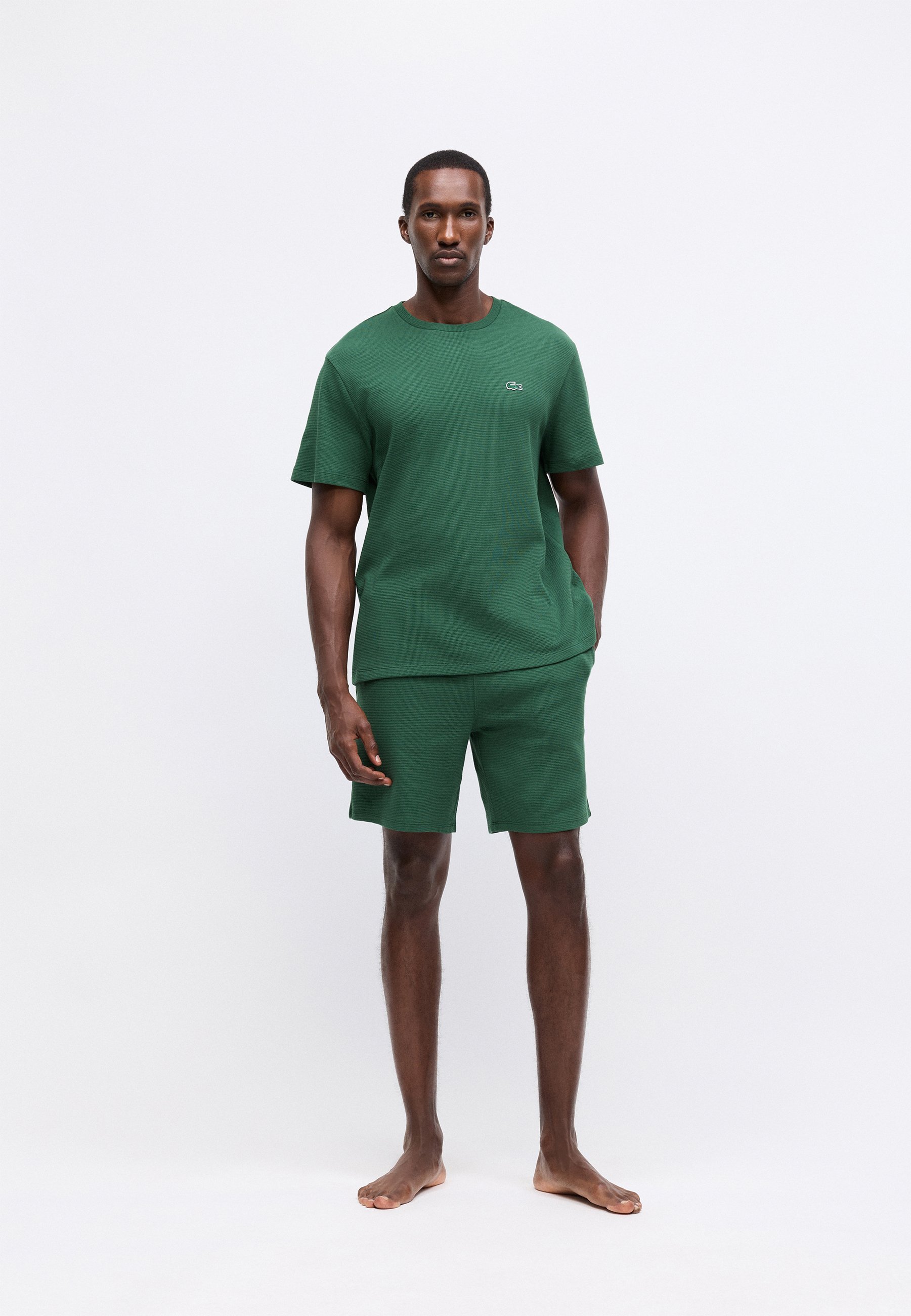 Lacoste TEE LOUNGEWEAR - Pyjamaoberteil - grün