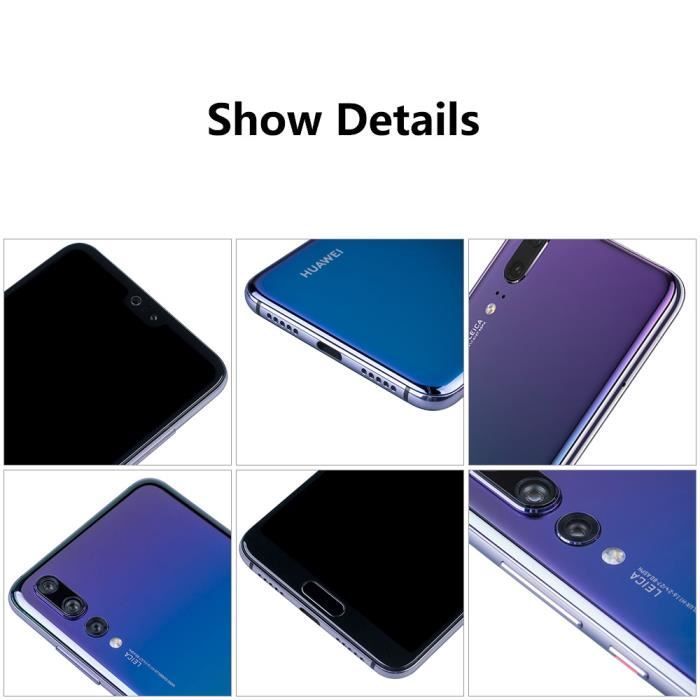 Smartphone HUAWEI P20 Pro Twilight 128GB - Schermo da 6,1 pollici - Tripla fotocamera posteriore - 6GB di RAM - Android 8.1