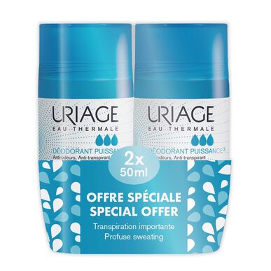 Uriage Strong -deodoranttipakkaus 2 x 50 ml