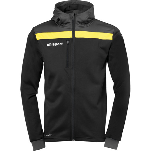 Veste à capuche Offense 23 Multi Noir/Anthracite/Citron vert Amar Uhlsport