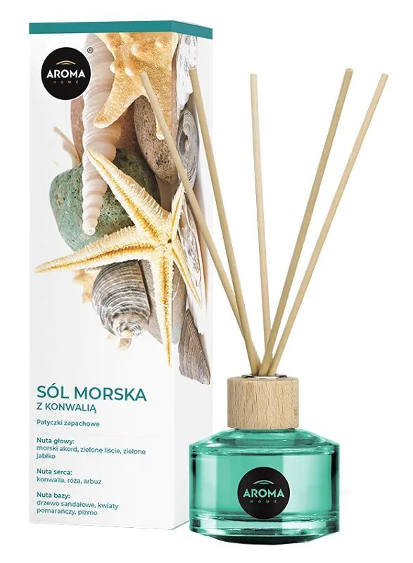 Aroma Home Sticks Patyczki Zapachowe Sól Morska z Konwalią
