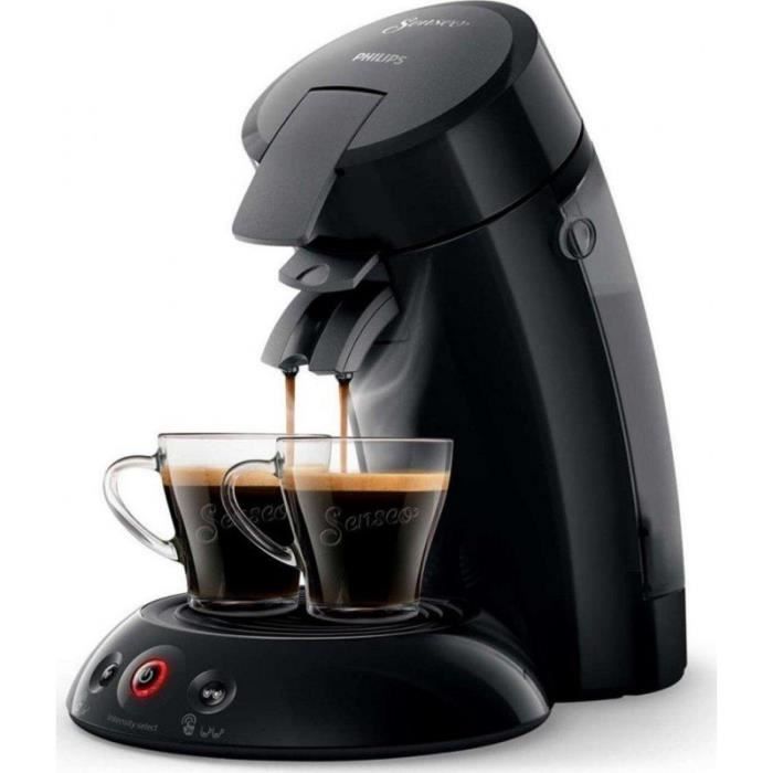 Philips Senseo II HD7810/67 — Machine à café dosettes 0,75 L, 15 bar, jusqu'à 8 tasses, noir