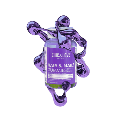 Chic&Love-vitamiinilisä hiuksille ja kynsille 60 nallekarkkia 60 nallekarkkia