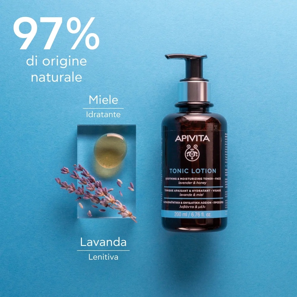 APIVITA Lotion visage 2 en 1 Apivita 200 ml / 20 lotions toniques apaisantes et hydratantes