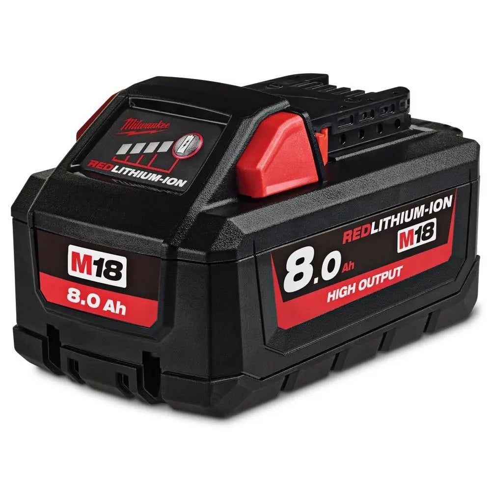 Kit de motosserra MILWAUKEE FUEL™ 18V com 2 baterias de 8,0 Ah e cabo superior de 305 mm (12 pol.) M18FTCHS12802