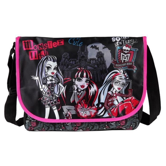 Shoulder bag - MONSTER HIGH - I am Monster High - Polyester - 38x29x10 cm - Girl's