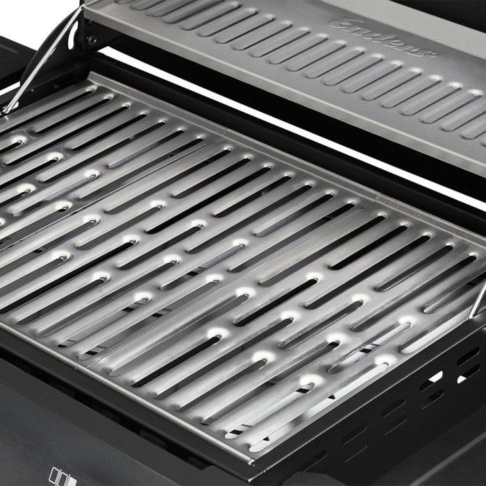 Barbecue gaz San Diego Next 3 - ENDERS - 3 brûleurs Inox - Surface de cuisson 50,5 x 33 cm - Grille inox - Tablettes - 6,75 kW