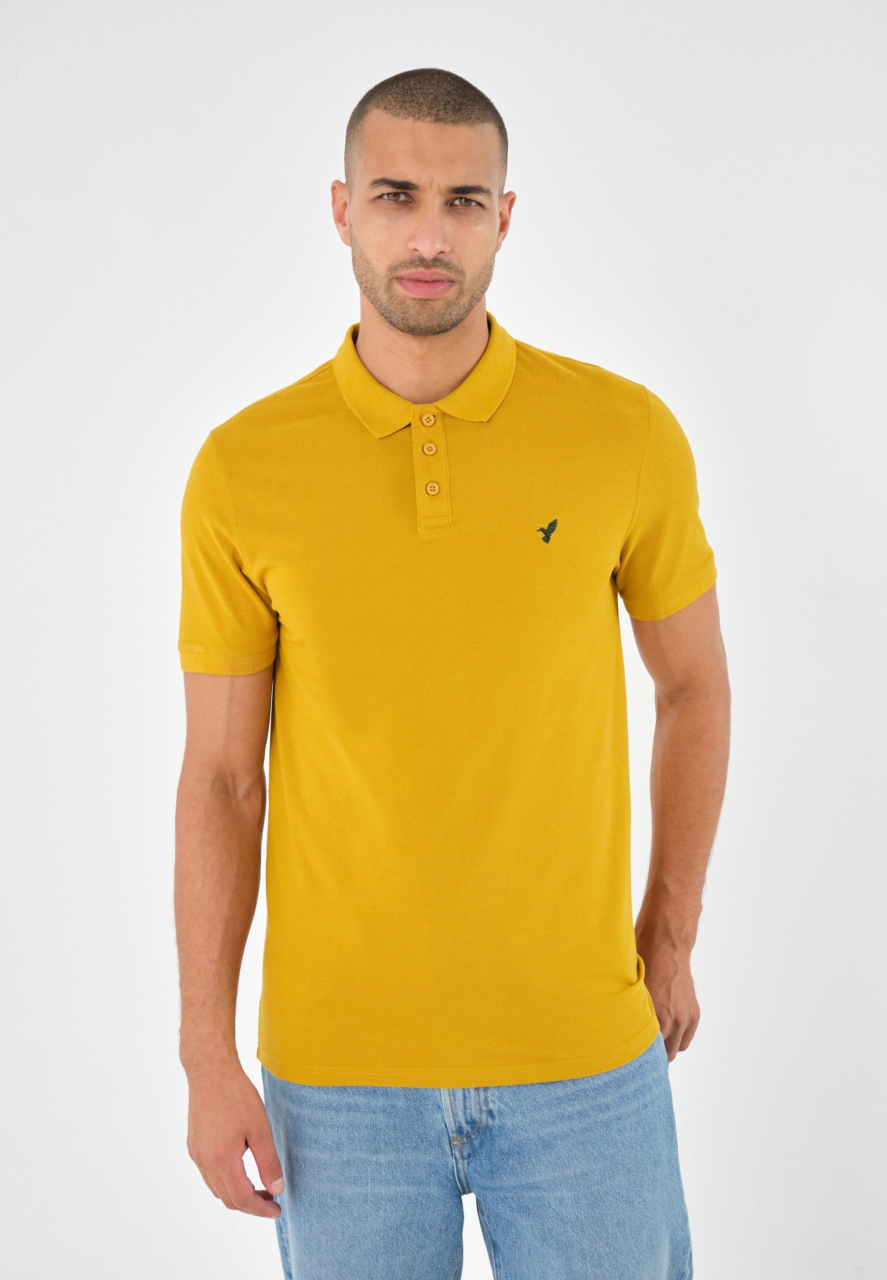 Pier One SLIM - Polo - color senape
