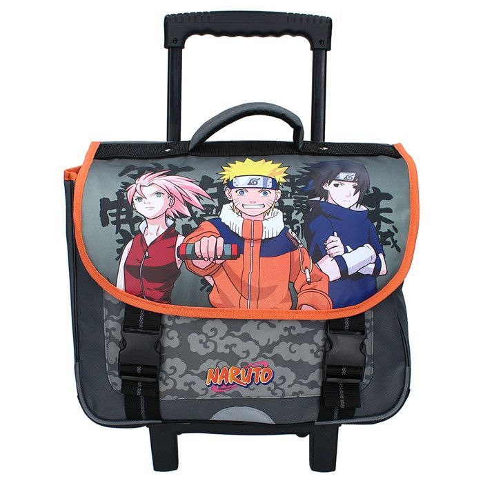 Cartable à roulettes NARUTO Land Of Fire 38cm 2 compartiments