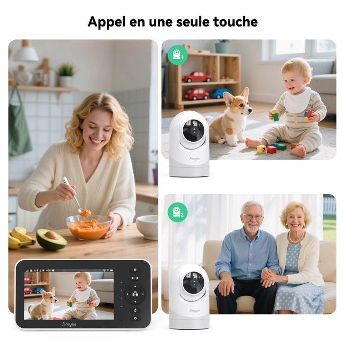 Simyke Baby Monitor 330° - 5