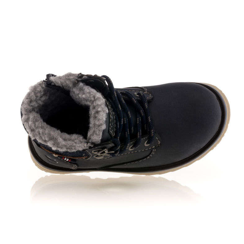 Chłopięce niebieskie buty/kozaki