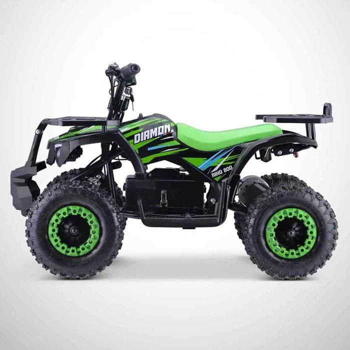 Lasten sähköinen taskumönkijä 800W / BISON 800 / 2025-versio / Vihreä