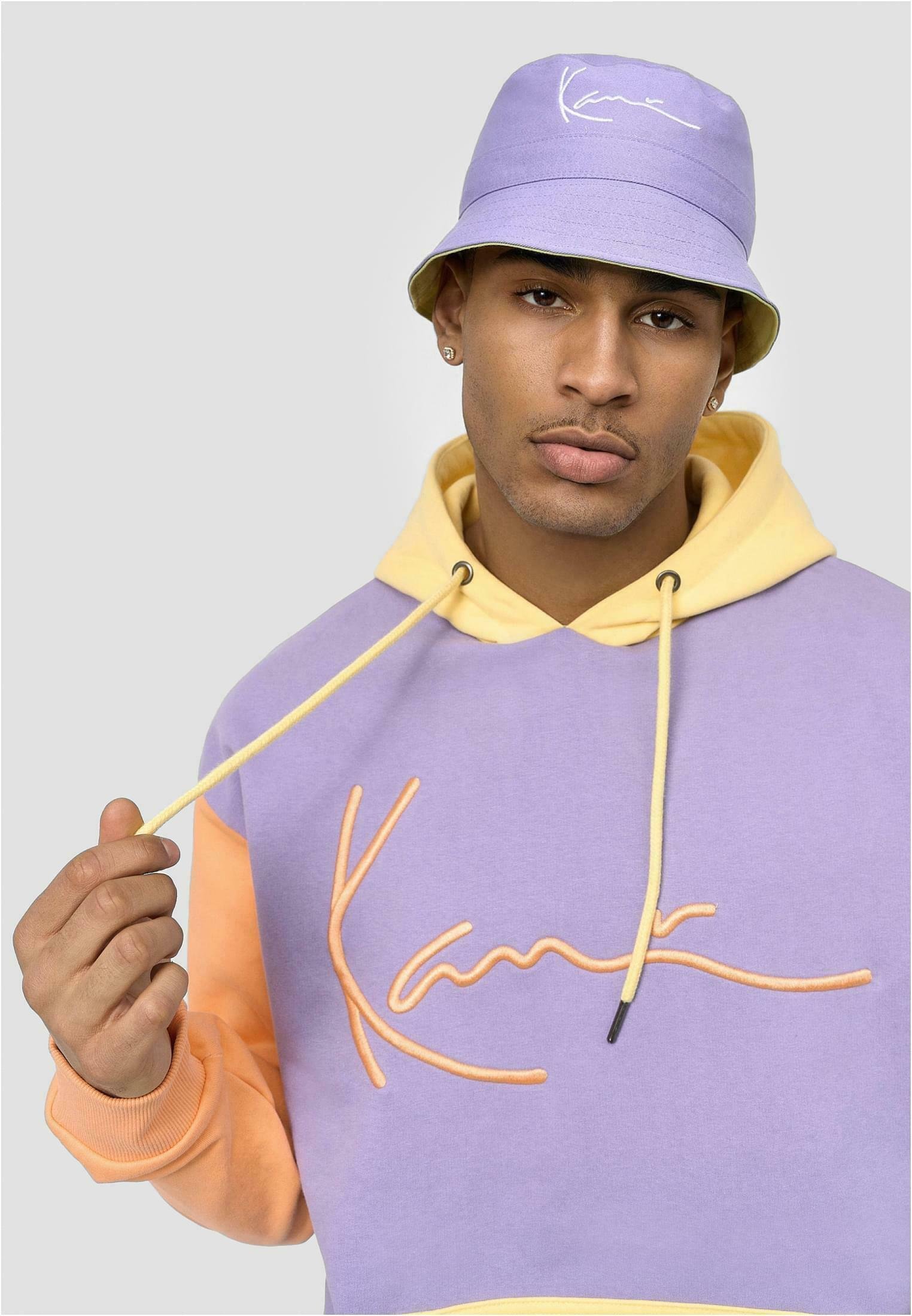 Karl Kani SIGNATURE REVERSIBLE - Pet - paars geel groen