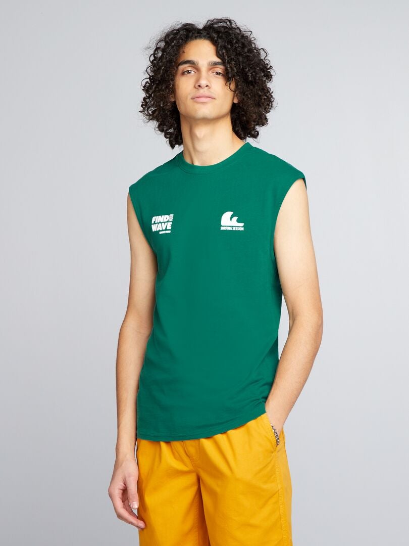 Regata estampada - VERDE