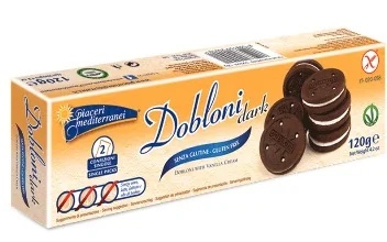 MEDITERRANEAN PLEASURES Mediterranean Pleasures Dobloni Donkere Glutenvrije Koekjes 120g