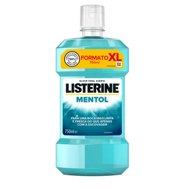 Listerine Menthol Elixir Uso Diario 750 ml 750 ml