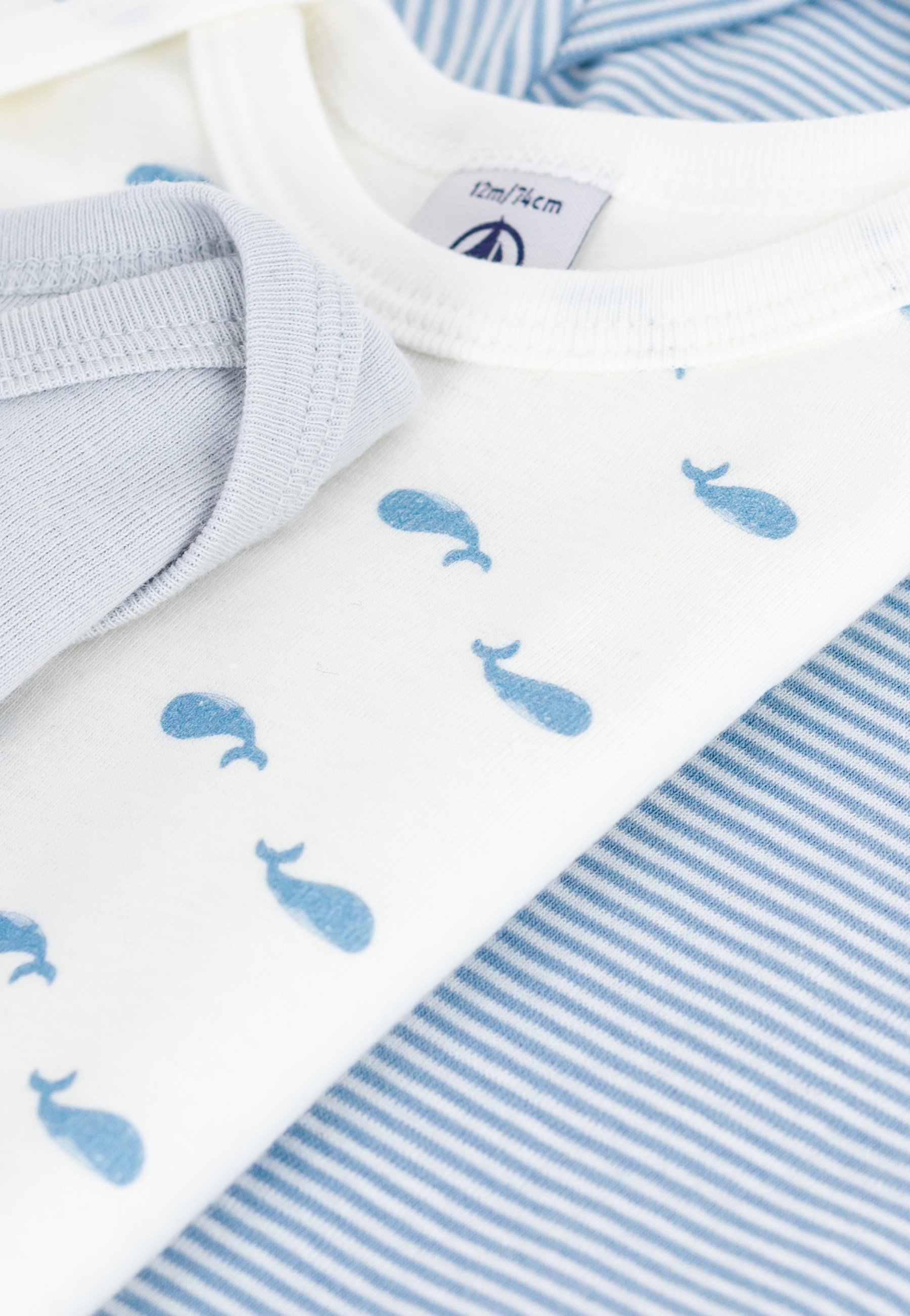 Petit Bateau 3 PACK UNISEX - Body - veelkleurig