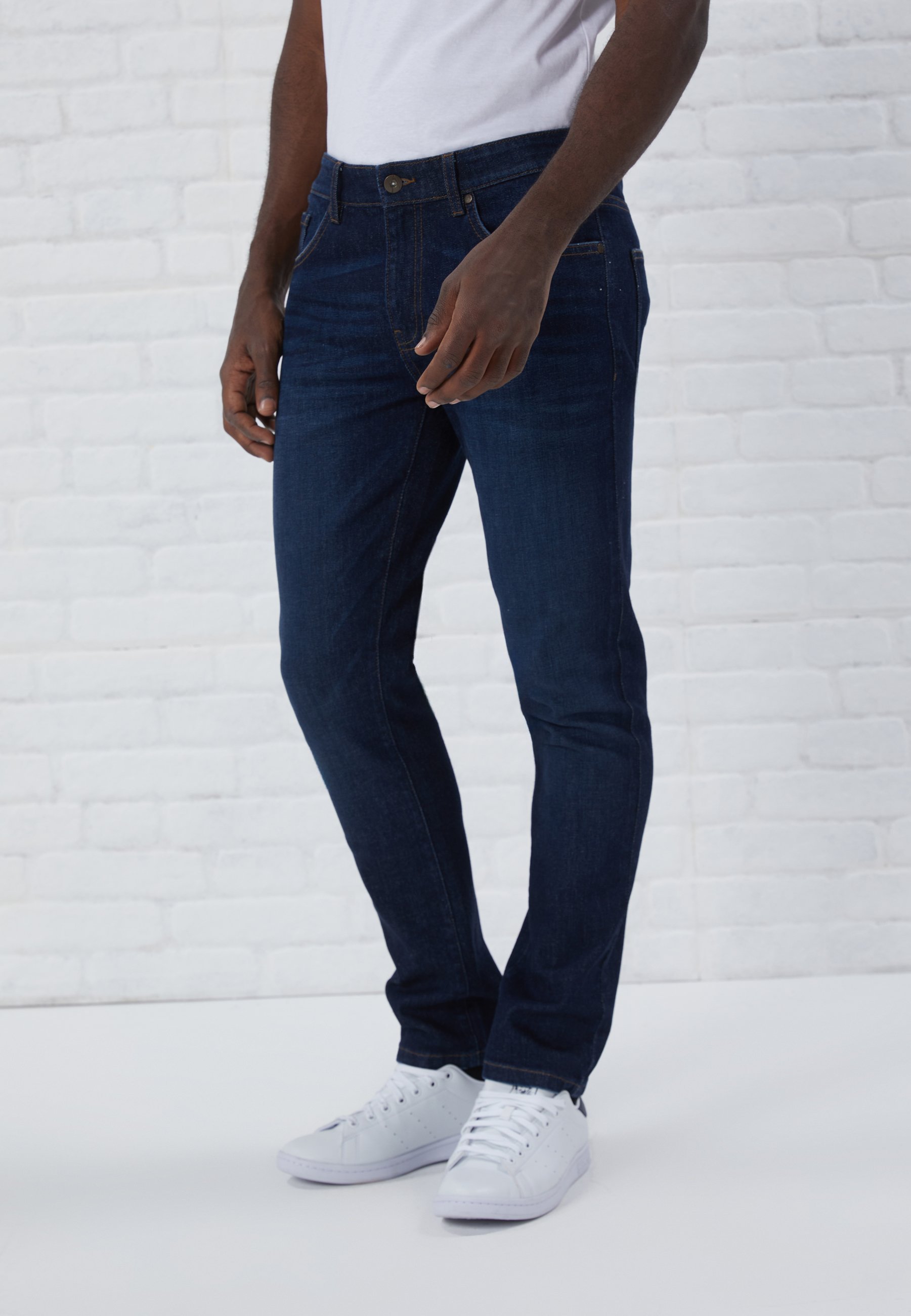 Jean Pier One coupe slim - denim bleu foncé