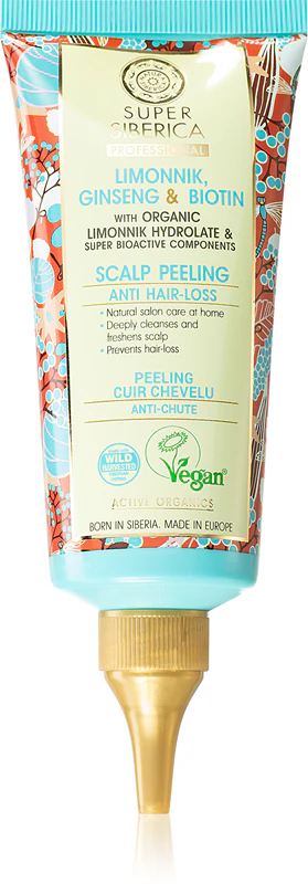 Natura Siberica Limonnik, Ginseng & Biotin Anti-Haarausfall-Haarpeeling
