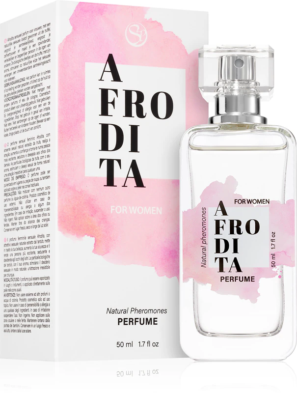 Perfume Afrodita Natural Pheromones com feromônios para um jogo secreto