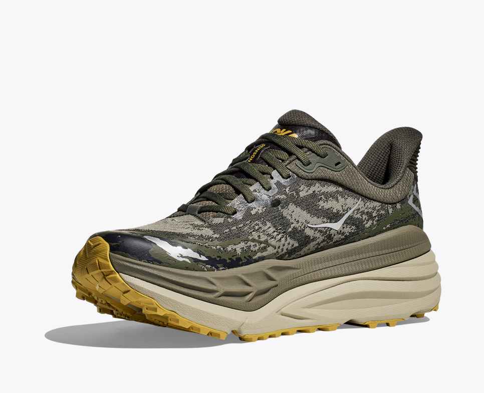HOKA Stinson 7 Olive Haze / Forest Cover