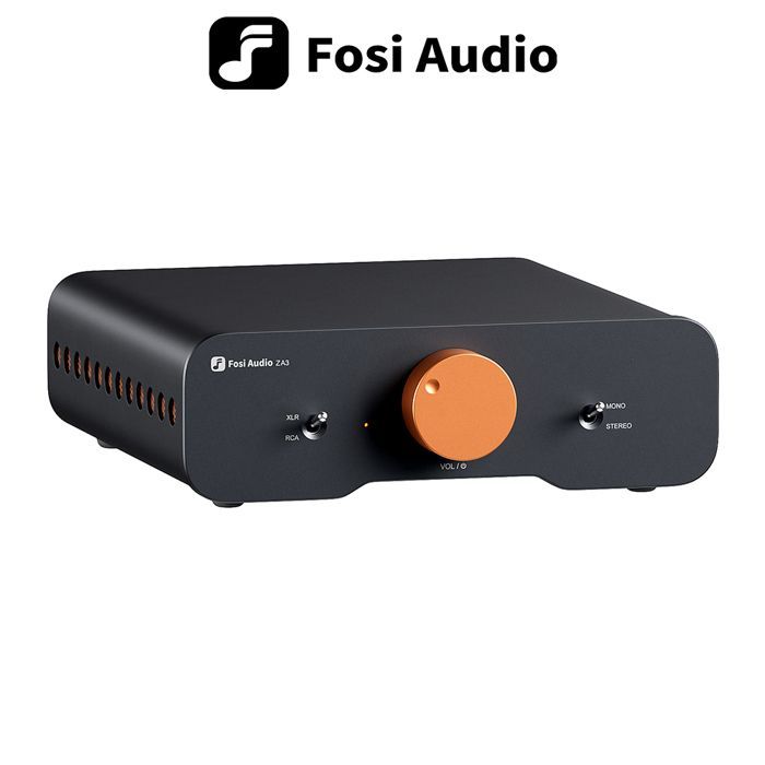 Amplificador de potencia estéreo HiFi - RNCYN - Clase D - Entrada XLR/RCA - 2 canales (2.0)
