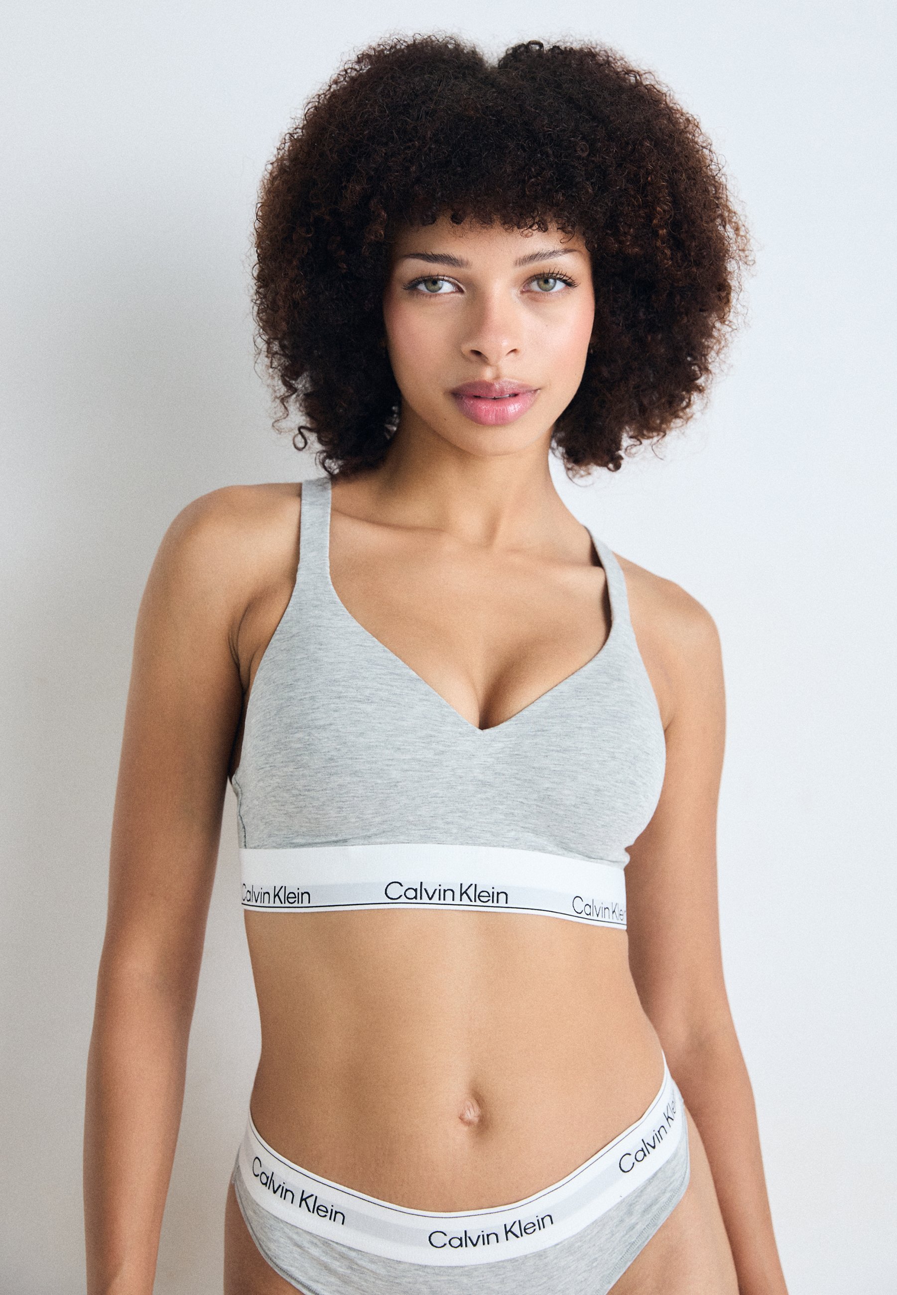 Calvin Klein Underwear LIFT BRALETTE ICON - biustonosz typu T-shirt - szary melanż