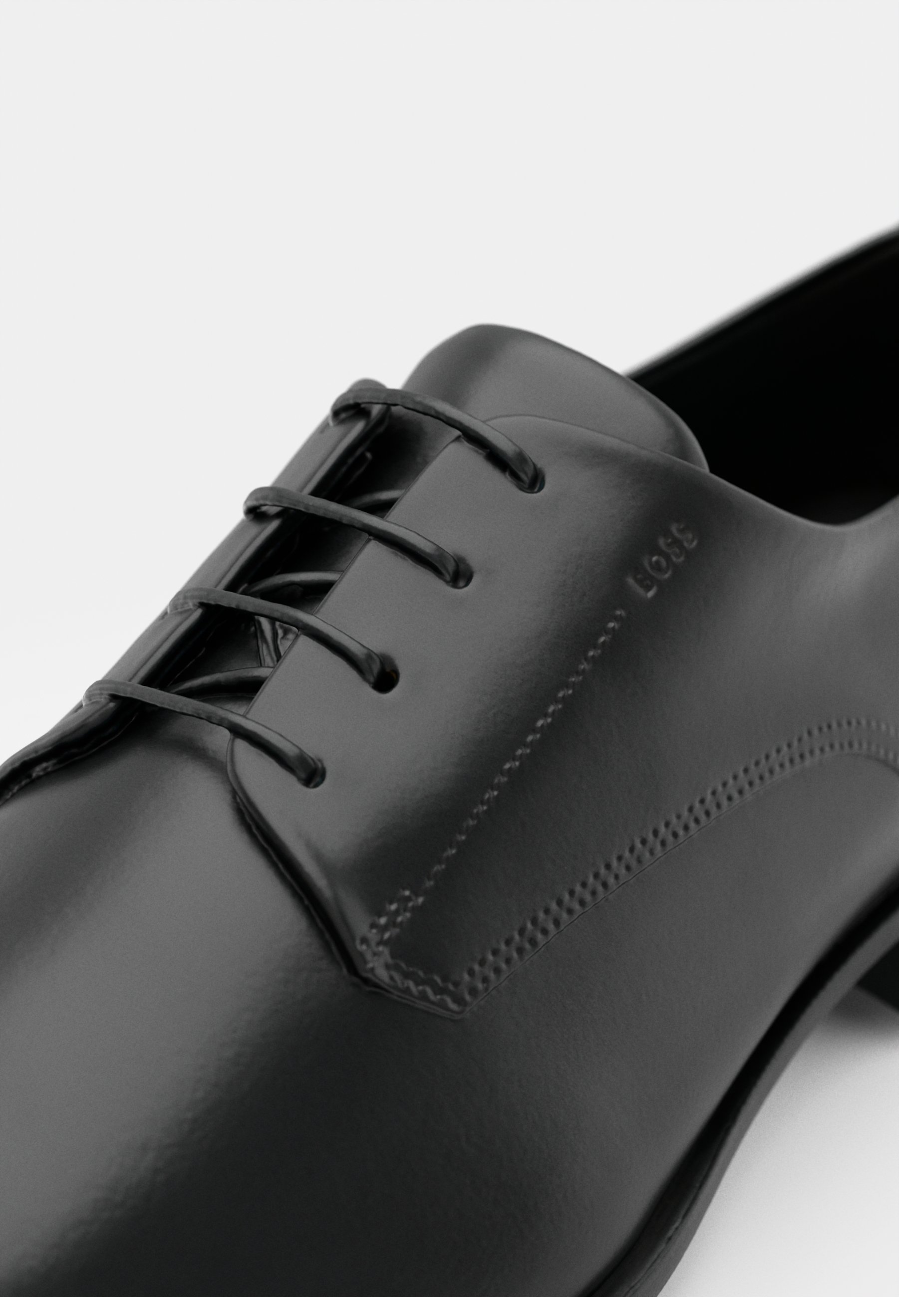 BOSS veterschoenen - zwart