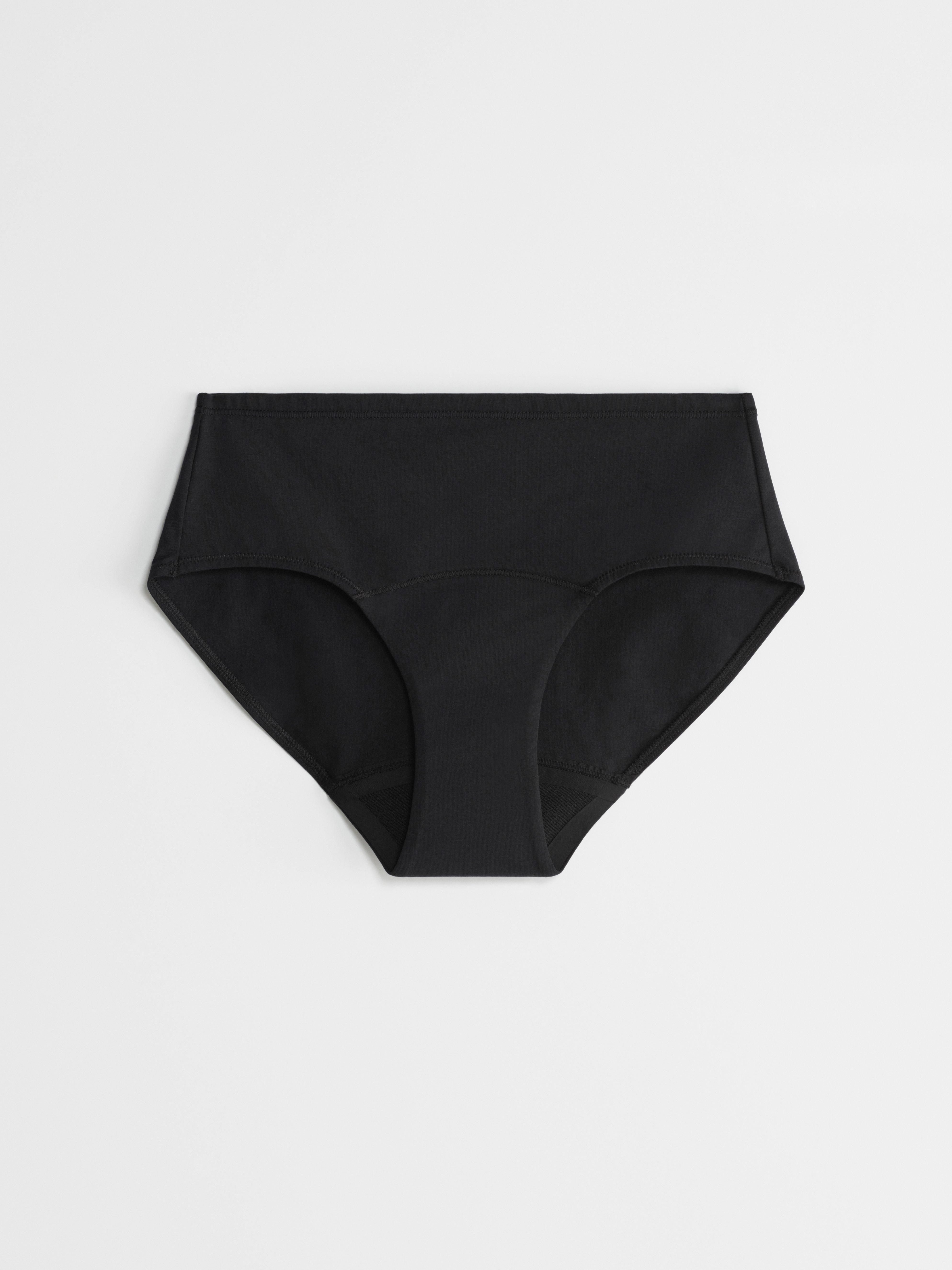 Menstruační kalhotky s vysokou absorpcí – Hiphugger – Female Engineering Black