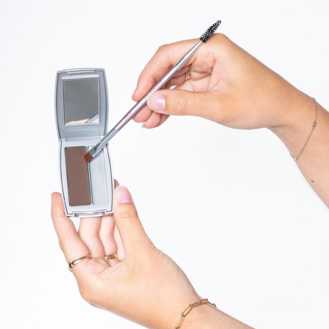 „Herome Cosmetics“ antakių pudra (kompaktinė pudra) beveik juoda - 1 vnt.