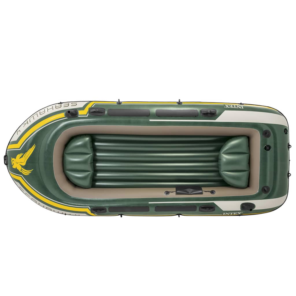 Intex Seahawk 4 Uppblåsbart Båtset med Åror och Pump
