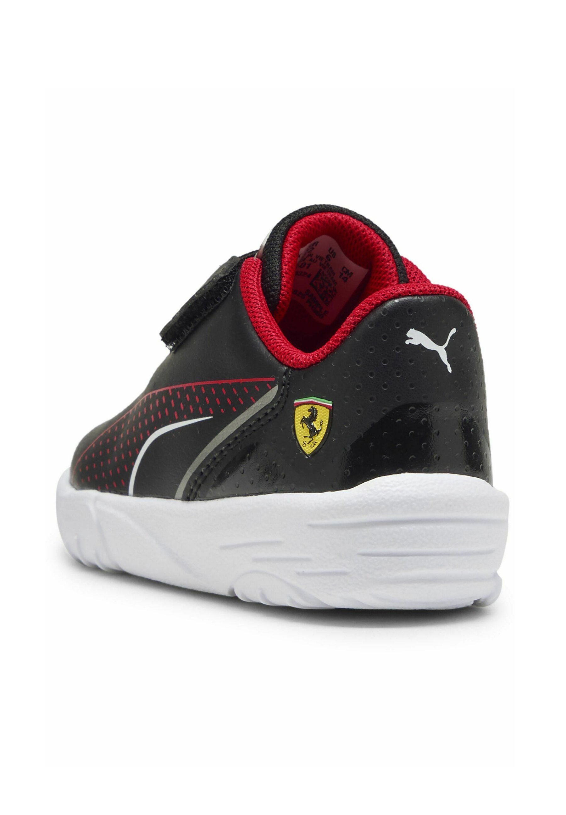 Puma SCUDERIA FERRARI HP DRIFT CAT - Sapato infantil - preto e vermelho corsa