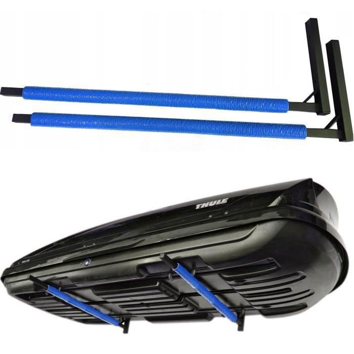 Portaequipajes de techo QLS para cofre de techo, soporte de pared para cofre de esquís, amortiguador de espuma, 82,5 cm, WSB.O 8488